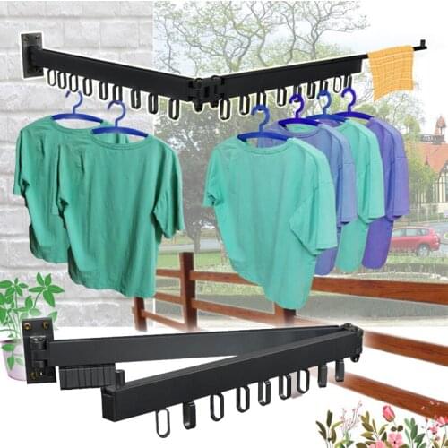 Multi-Function Expandable Drying Rack Hanger 360 Degree Rotating for Bathroom Balcony AUG889