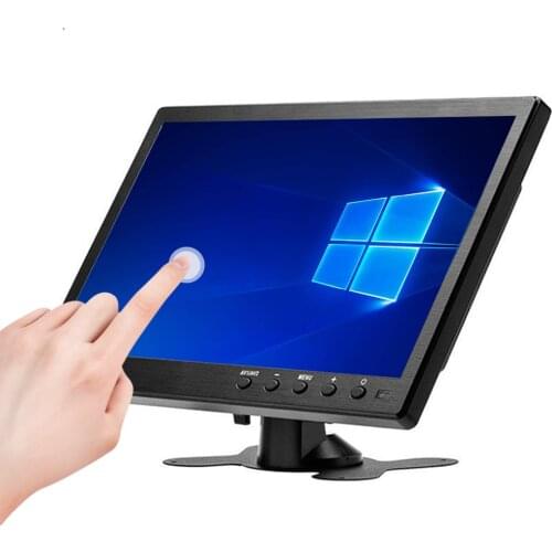 10.1 Inch 1920x1200 Portable Monitor for PS3/PS4 XBOX360 Raspberry Pi System CCTV with VGA HDMI BNC USB Touch LCD Screen