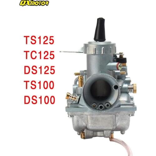 Motorcycle 25mm Intake Carburetor For Suzuki TS125 TS125N TC125 DS125 TS100 DS100 off-road Dirt Bike Street Bike Fo Mikuni Carb