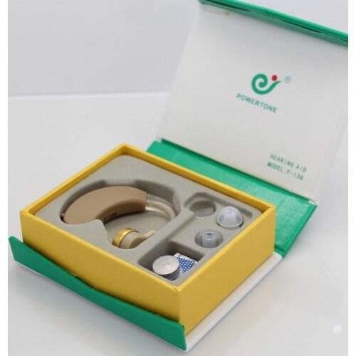 Brand New Hearing Aid Voice Sound Amplifier AXON F-138 Hearing Aids Behind Ear Adjustable Health Care with Retail Package