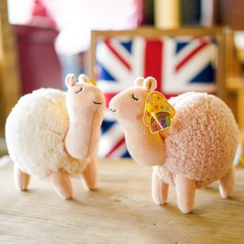 About 23cm creative cartoon alpaca plush toy lovely sheep soft doll baby toy birthday gift h0857