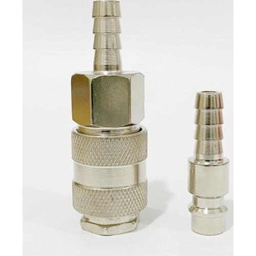 6mm 8mm 10mm 12mm Hose Barb OD EU Type Socket Plug Pneumatic Fitting European Standard Quick Connector