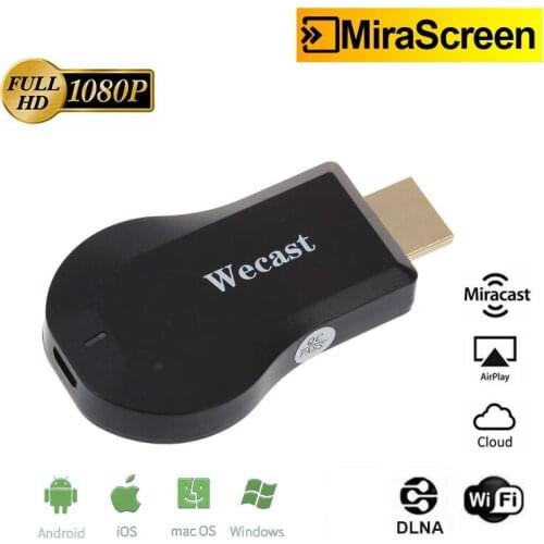 C2+ TV Stick 1080P Full HD WiFi Display TV Dongle Receiver HDMI-compatiblev Miracast For Airplay DLNA Wecast Screen Mirror
