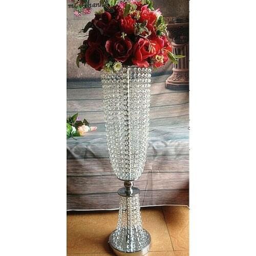 10 pcs/lot hotsale 80cm tall 22cm diameter acrylic crystal wedding road lead wedding centerpiece event party decoration
