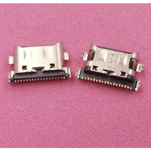 100Pcs Charger Usb Charging Dock Port Connector For Samsung Galaxy A7050 M20 M205 M30 M305 M40 M405 A41 A415 M51 M515 Jack Plug