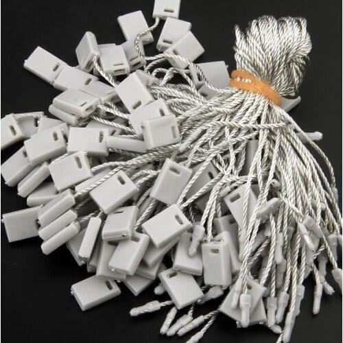 2000pcs Seal Lock Cords For Clothing Hang Tag For Costume String Buckle String Seal Garment Paper Tag Ropes