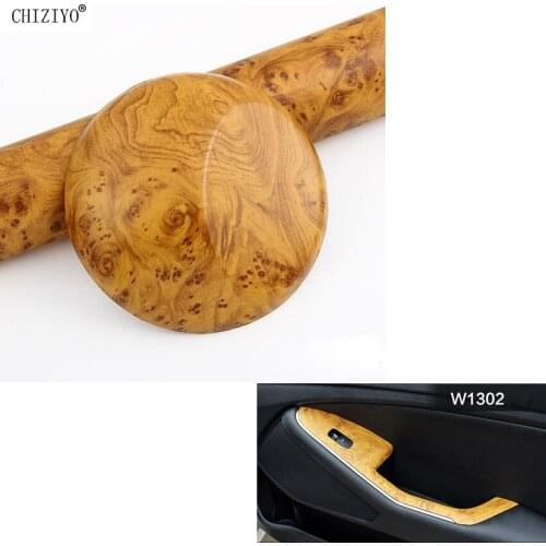 30*100CM PVC Wood Grain Textured Car Interior Decoration Stickers Waterproof Furniture Door Auto DIY Vinyl Film Car-Styling