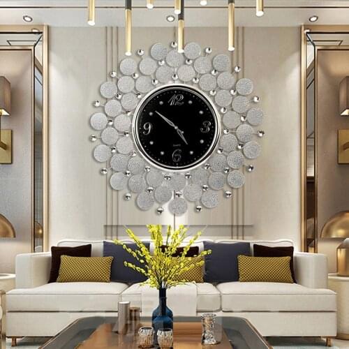 Large Simple Wall Clock Modern Design Creative Art Luxury Digital Living Room Wall Clock Bedroom Reloj Pared Home Decor DG50WC