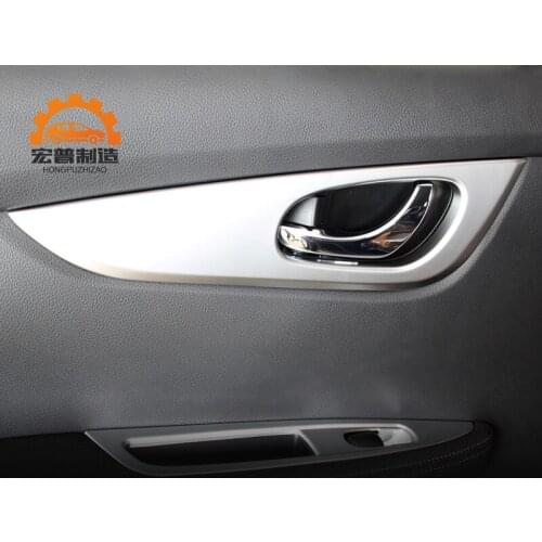 For Nissan Qashqai 2016 2017 2018 ABS Interior modification car armrest door armrest decorative Car-styling