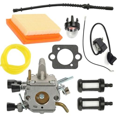 For Stihl FS120 FS200 FS250 FS250R FS350 Trimmer Brushcutters Carburetor Kit N58A