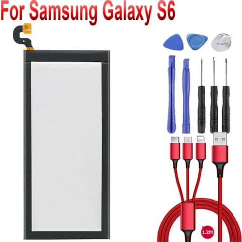 EB-BG920ABE for Samsung Galaxy S6 SM-G920F G920FD G920I G920A G920T G920S/K G9200 G9208 G9209 2550mAh+USB cable+toolki