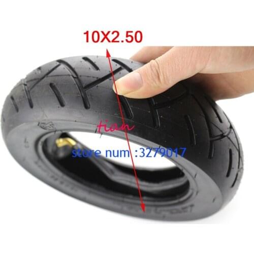 Electric Scooter Size 10 inch Pneumatic 10x2.50 Tire Tyre Inflatable Tyre and Inner Tube Tits Balance Drive Bicycle
