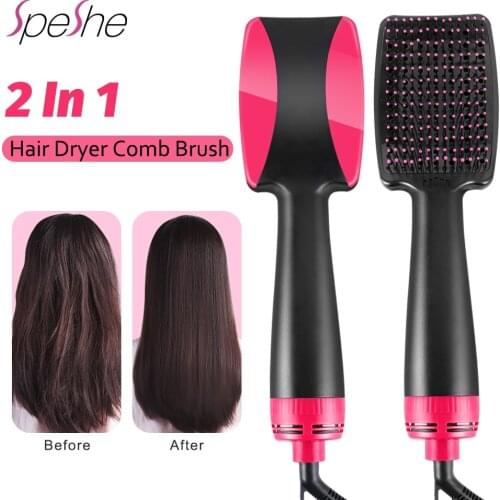 Hair Dryer Brush brosse soufflante cheveux 2 in 1 One Step Hair Blower Brush Electric Hot Air Brush Travel Blow Dryer Comb