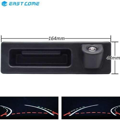 HD 1080P Trajectory Tracks Trunk Handle Reverse Car Rear View Camera For BMW X1 X3 X4 X5 F30 F31 F34 F07 F10 E84 Car Camera