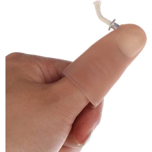 Illusion Prop Candle Flame Movement Fire Rubber Finger Thumb Close Up Street Magic Toy Magic Tricks