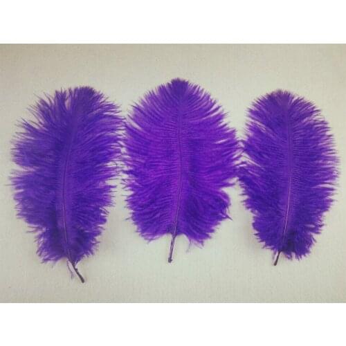 10 pcs quality purple ostrich feathers, 6-8inches / 15-20cm, DIY wedding decorations
