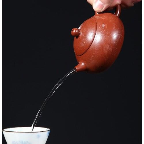 Dahongpao recommended dragon yu xi shi pot of milk on a commission basis of pure manual gift custom factory a undertakes