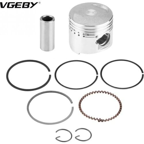 Motorcycle 39mm Piston Rings Kit Assembly for GY6 50CC Horizontal Engine Scooter Moped