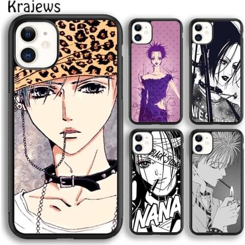 Krajews Anime Nana Osaki soft Phone Case Cover For iPhone 5s SE 2020 6s 7 8 plus X XS XR 11 12 mini pro max coque Shell