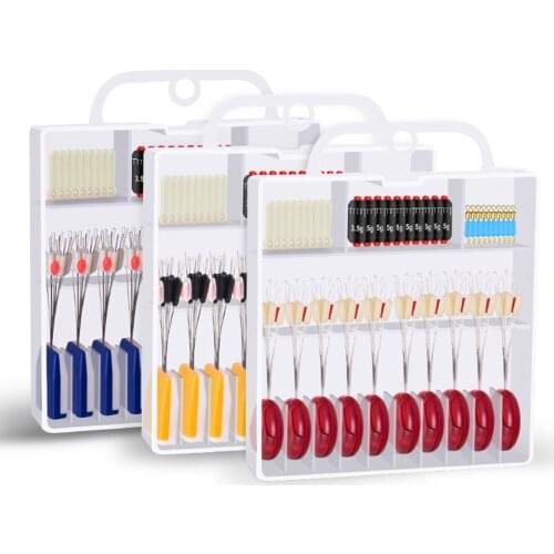 10Pcs Set Transparent Silicon Stopper Fishing Line Resistance Fishing Equipment Beans Space Boxed Athletic Combination X369G