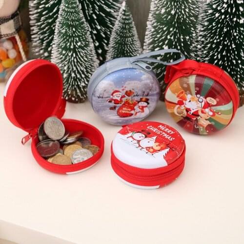 New Merry Christmas Childrens coin bags Boxes Childrens Christmas gift for kids New Year 2022 Xmas Child Gifts Navidad 2021