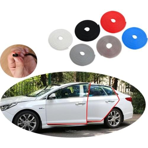 5M Car Door Traveler Rubber Edge Protection Strip Side Door Trim Strip Rubber Scratch Protector Car