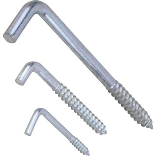 Modern Right Angle Screw Hook,Carbon Steel Light Hook,7 Style Hook, L Style,Sheep Eye Hook,Frame Accessories Screws,50Pcs