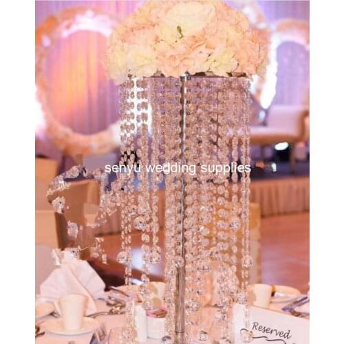 Wedding Decorations hanging beads Crystal acrylic bead Flower Stand