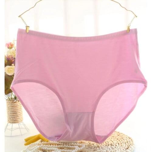 New Arrival ropa interior femenina Plus Size 7XL high waist thin Super Large Mother soft briefs underwears womens panties