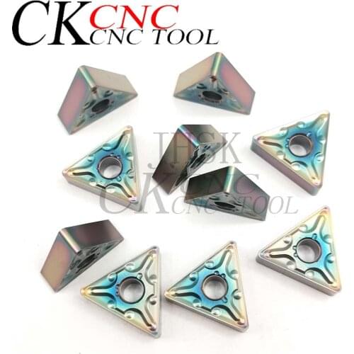 10pcs TNMG160408-MA P8080 carbide inserts turning tools cutter lathe TNMG160408 triangle blade boring bar Indexable turning knif