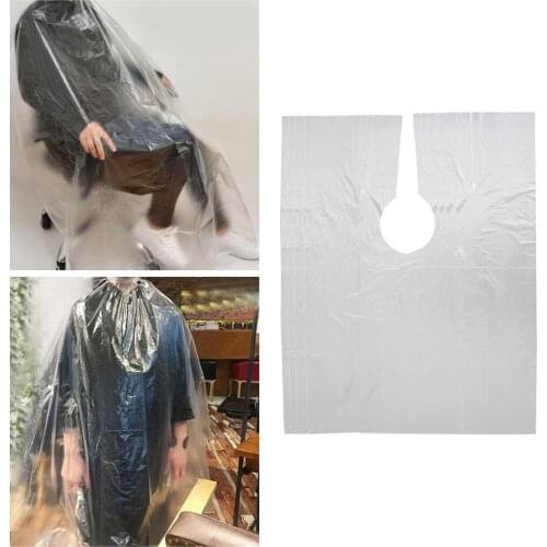 200pcs Disposable Hair Cutting Capes Salon Gowns Unisex Stylist Barber Apron