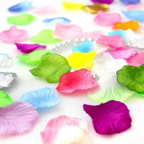 25 Colors 100pcs/ lot Rose Petals Wedding Decoration Artificial Flowers For Decoration Silk Flowers Decorative Flowers Wreaths