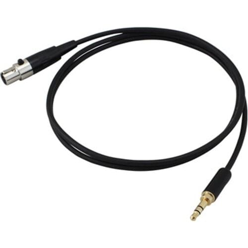 3.5mm Jack to 3Pin Mini XLR Female for BM800 PC Headphone Mixer Microphone Stereo Camera Amplifier 0.3M