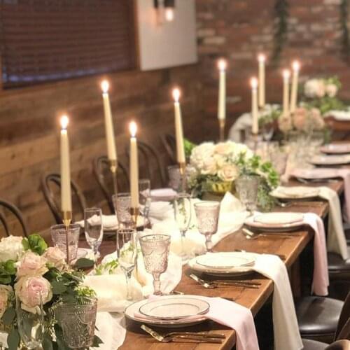 3pcs/set Simple Moments Modern Style Gold Metal Candle Holders Wedding Decoration Bar Party Home Decor Candlestick