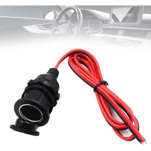Car Cigarette Socket 12/24 V DC Female Car Charger Cigar Lighter Plug Cigar Power Plug Adapter Plug Car Interior Accessories