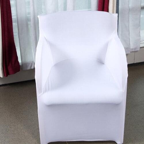 4pcs/Lot Spandex Slipcovers for Armchairs Elastic Chair Covers Stretch Armchair Cover Wedding Party Chair Covers 73*55CM