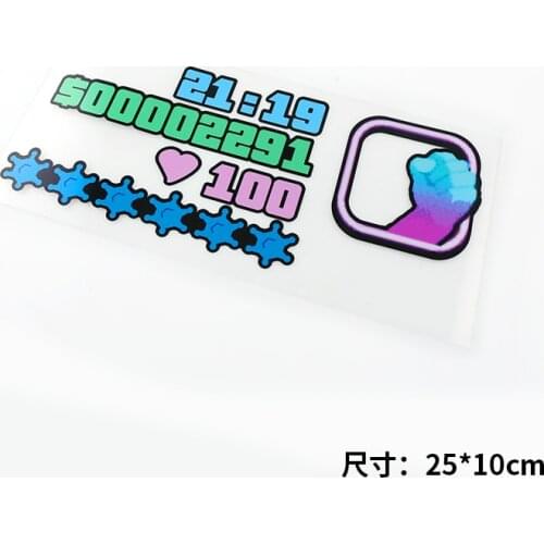 25*10cm Game sticker for window sticker auto vice city vinyl stickers