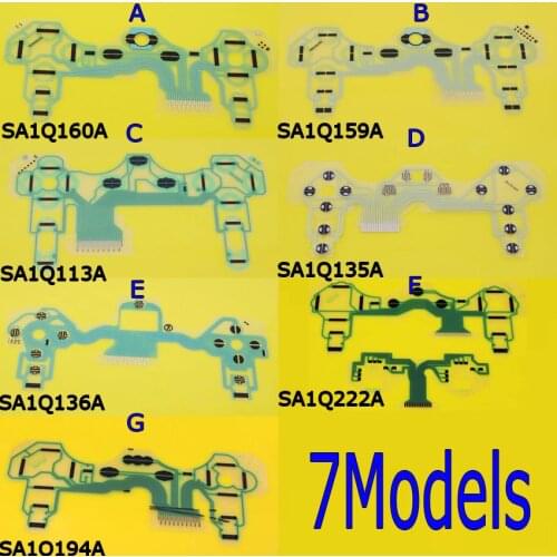Controller Ribbon Circuit Board for PS3 Controller Dualshock 3 SA1Q135A SA1Q160A SA1Q159A SA1Q194A Vibration Conductive Film