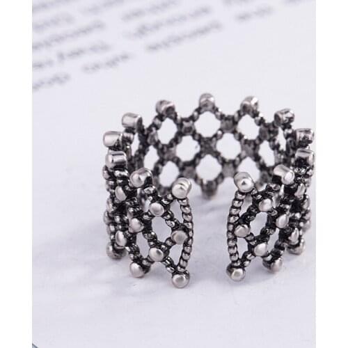 Summer Vintage Hollow Rings For Women Boho Geometric Female Finger Rings Party Bohemian Jewelry Korean Gift