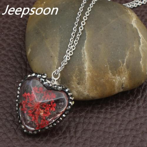 HOT Selling New Fashion Jewelry Stainless Steel Jewelry Heart Pendant Chain Necklace For Women & Girls SFX0026