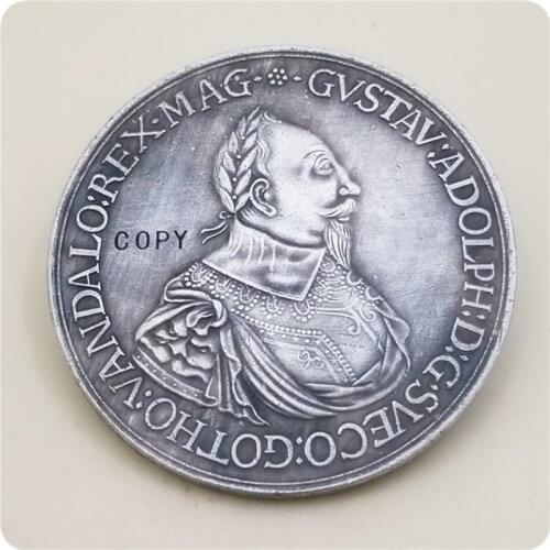 Medal Gustav Adolf Sweden COPY COIN FREE SHIPPING
