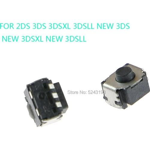 100pcs Original new micro switch LR switch button for 2ds 3DS 3DSXL 3DSLL new 3ds 3dsxl ll Switch Button