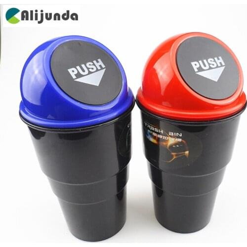 Alijunda Car Trash Can Garbage Dust For Suzuki grand vitara suzuki sx4 swift jimny S-CROSS XL7 XL-7 XL 7 For TOYOTA RAV4