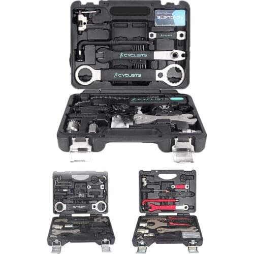 BIKEHAND YC-721 728 Bicycle Service Tool Kit Multiple Function Crank BB Bottom Bracket Hub Freewheel Pedal Spoke Chain Service