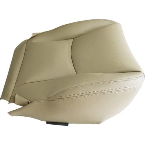 Left Driver Seat Bottom Cover Replace Beige PU Leather For Lexus GX470 2003-2009