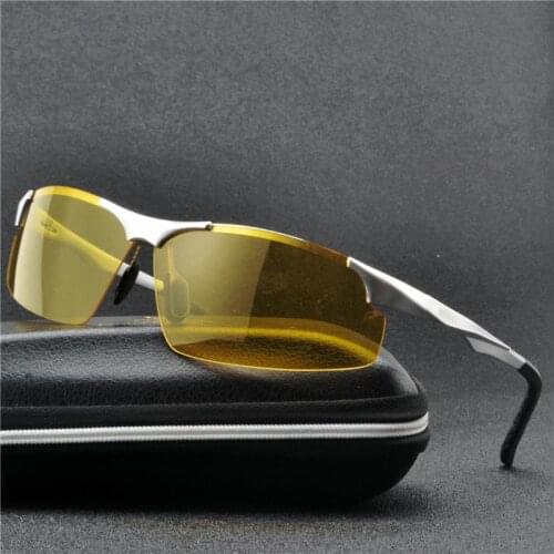 Night Vision Glasses Anti-glare Polarizer Car Drivers Night Vision Goggles Polarized Driving Glasses Yellow Sun Glasses Man NX