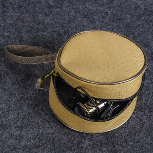Portable Fishing Reel Bag Protective Case Cover For Drum Spinning Raft Reel Fishing Pouch Bag Fishing Accessories