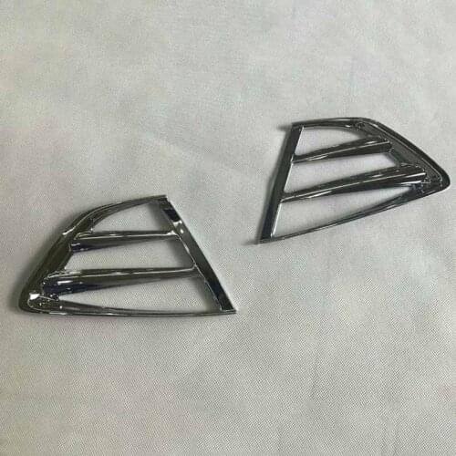 For Honda Freed 2017 2018 2019 Front Fog Light Frame Foglight Lamp Ring Cover Trim Protector Sticker Exterior ABS Car Accessory