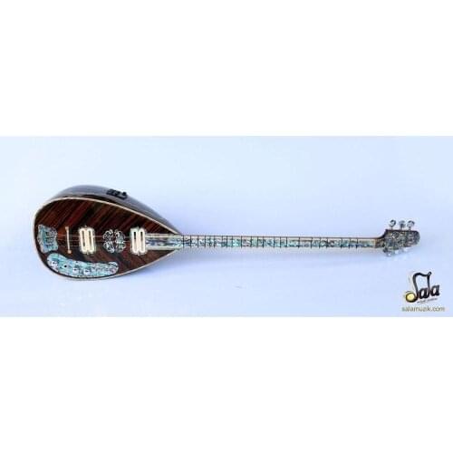 Special Long Neck Wenge Electric Electro Baglama Saz SES-408G