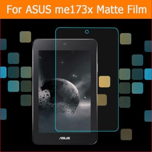 Best quality anti-glare matte screen protector film For Asus me173x 7.0" tablet front Anti-Fingerprint screen protective films